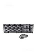 Tastiera + Mouse Trust Deskset Wireless Nero