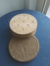 Espositore vintage per anelli velluto cm. 20 x 9 e mezzaluna da vetrina gioielli