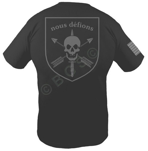 Shirt nous defions - or, we