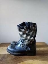 Stivale Donna Ash Mexican Boots modello Trash pelle nera con borchie Taglia 37.5