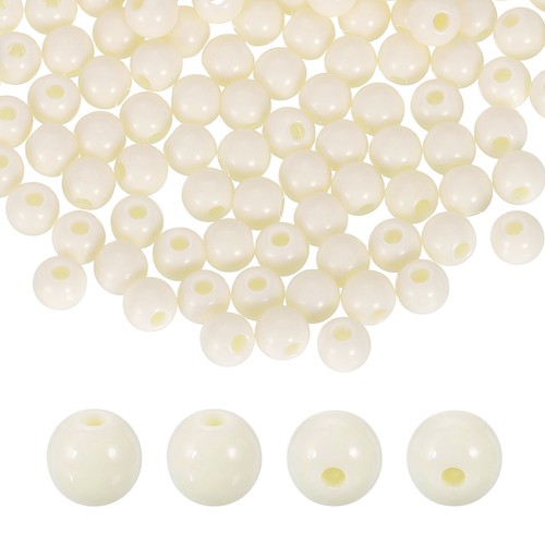 200pcs perline acriliche tonde - 200pcs,