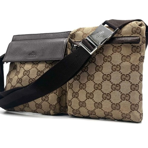 Borsa gucci tela pelle - gg,