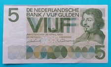 1966 Netherlands 5 guilder XF