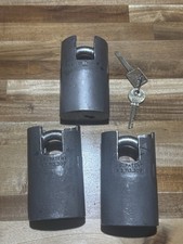 Lotto di 3 Sargent & Greenleaf Ingersoll US 831B con 2 chiavi lucchetto resistente