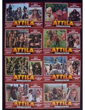 fotobuste ATTILA FLAGELLO DI DIO diego abatantuono rita rusic marra pipolo F410