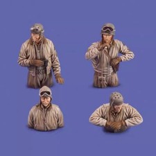 Modellino figure resina 1/35 kit US Tank Crew 4 uomo non assemblato non verniciato