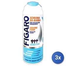 3x Figaro Schiuma Barba 400