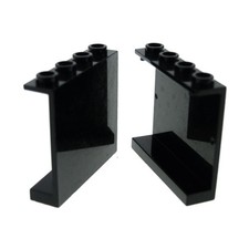 2 pannelli Lego 1x4x3 neri