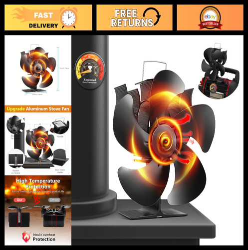 Ventilatore per stufa - a, legna