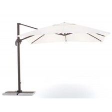Ombrellone Palo Decentrato 3x4 Ecru da Giardino Antivento in Alluminio Esterno