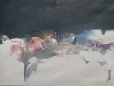 MARIO PITOCCO QUADRO DIPINTO  MODERNO CONTEMPORANEA NAPOLI