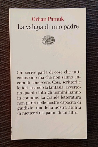 Orhan pamuk valigia di - -, la