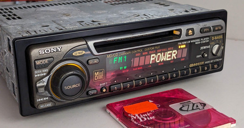 Oldschool sony mdx - mdx-c5970r, mini
