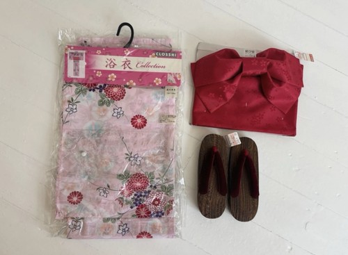 Set yukata giapponese nuovo - yukata,