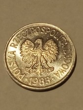 Moneta Polonia Poland Polska 20 Groszy 1983