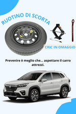 Ruotino di Scorta 17" per SUZUKI VITARA e S-CROSS DOT 2025 con Cric 1.5T OMAGGIO