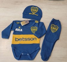 SET BODY BEBE BOCA JUNIORS