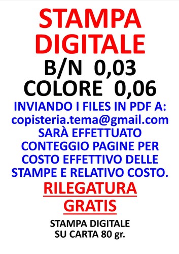 Stampa fotocopie 0 03 - fotocopie, 0,03