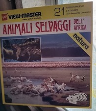 VIEW MASTER - ANIMALI SELVAGGI DELL'AFRICA