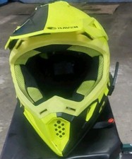 casco Cross enduro Raven Taglia M Con Interfono Funzionante E Mascherina 100%