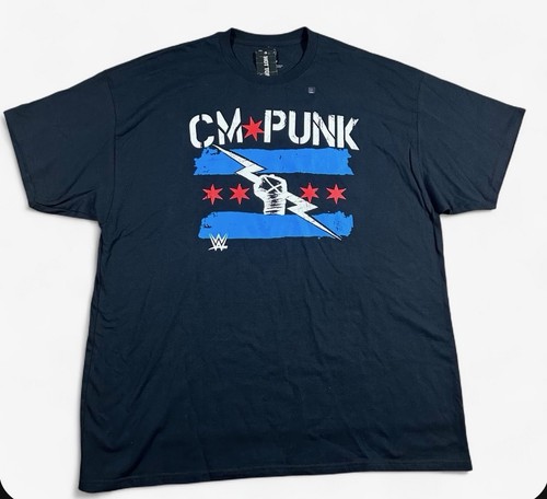 Maglietta wwe punk chicago - wwe, cm