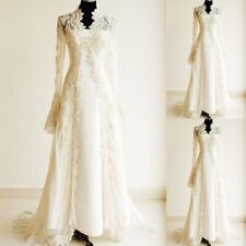 Cappotto giacche da sposa bianco avorio pizzo per abito da sposa manica lunga pizzo mantello