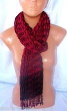 rosso Pashmina SCIARPA FOULARD collezione 2016 uomo,donna,SCARF doppio colore 
