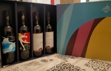 collezione 4 bottiglie Torino 2006 nuove con scatola per collezionisti