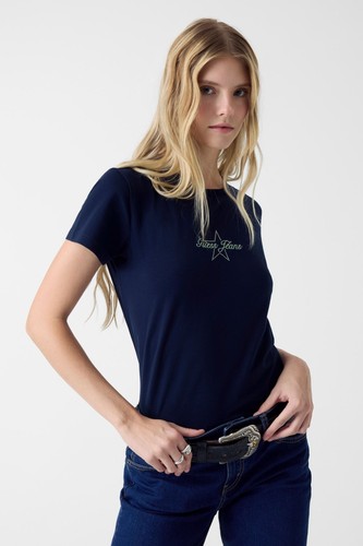 Guess shirt con strass - con, blu