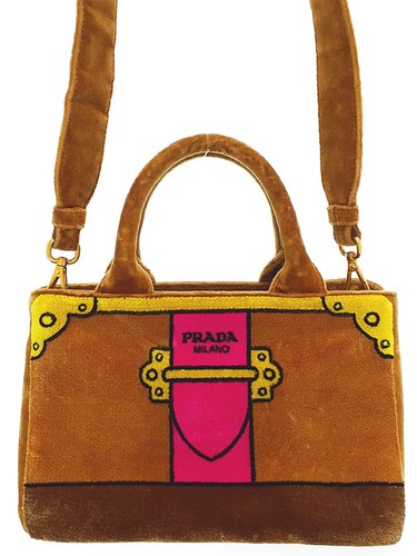 Prada 1ba038 velvet cammello - velvet,