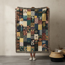 Accogliente coperta in tessuto