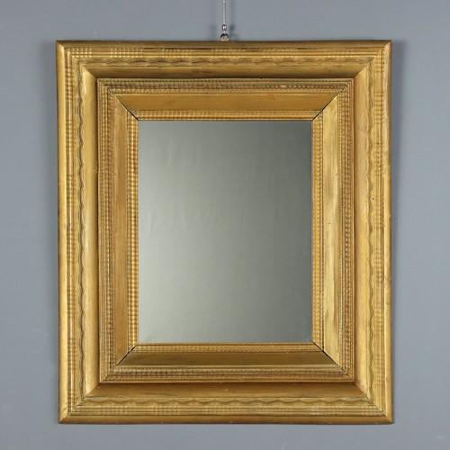 Specchiera antica legno dorato - specchiera,