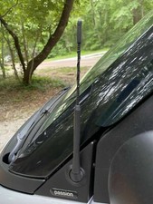 9" inch Antenna Mast Black