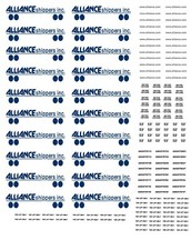 Decalcomanie per contenitori