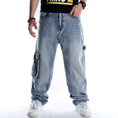 Jeans uomo gamba larga hip - , hop