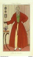 Gravure Mode Costume Parisien