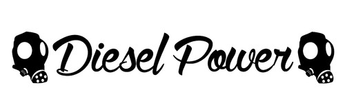 Adesivo diesel power auto - adesivo,