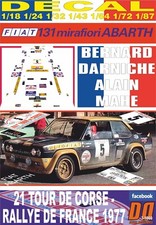 DECAL FIAT 131 ABARTH