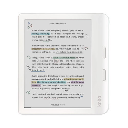 Kobo libra colour ereader - ereader, 7"