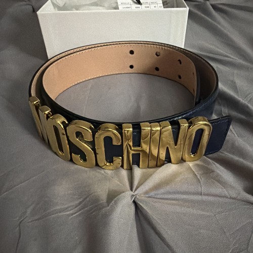 Cintura donna moschino blu - cintura,