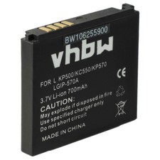 Batería para LG KP502 Cookie KP501 KP500 Cookie KP500 700mAh 3,7V
