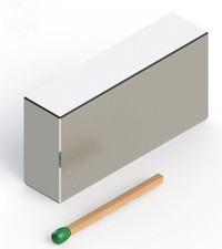 MAGNETE NEODIMIO 40X20X10 mm