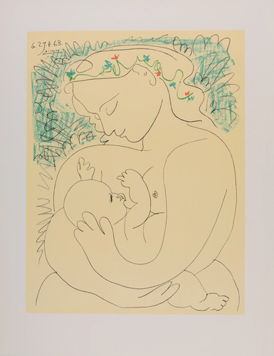 Pablo picasso maternità - picasso:,