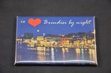 MAGNETE FRIGO FRIDGET MAGNET SOUVENIR BRINDISI ITALIA VINILE