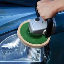 2 pezzi disco lucidante in lana per lucidatura a specchio smerigliatrice