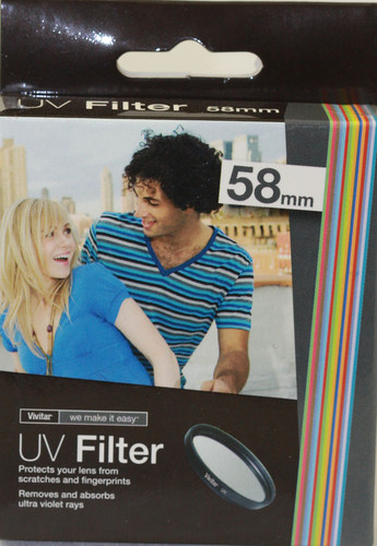 Filtro vivitar 58mm - vivitar, per