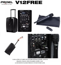 Proel v12free cassa attiva - cassa,