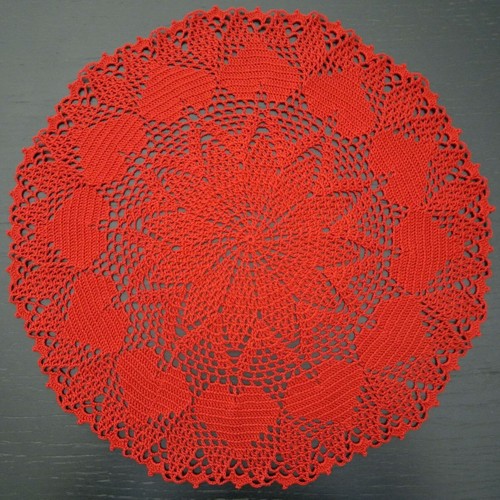 Rosso uncinetto - rosso,,