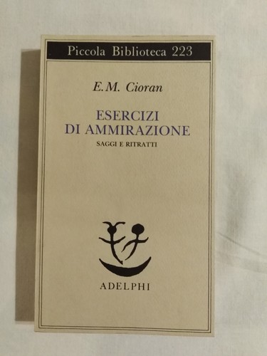 Cioran esercizi di - cioran,