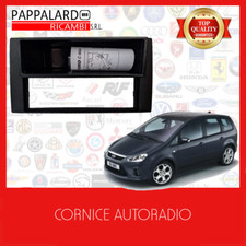 Kit mascherina autoradio 1 DIN CON CASSETTINO / ISO FORD C-MAX / S-MAX PLASTICO